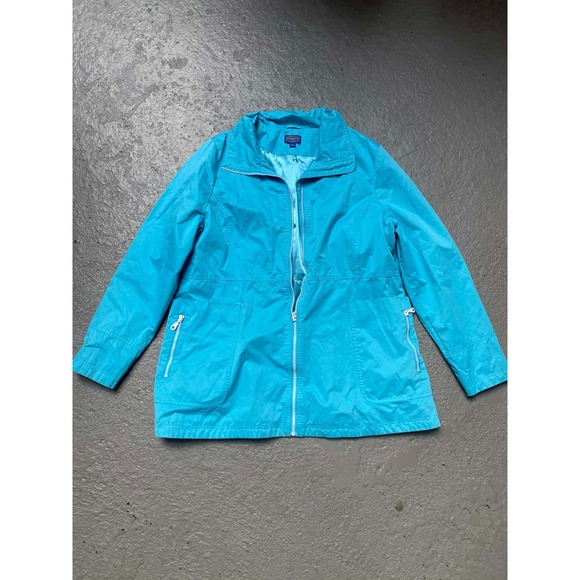 Pendleton Jackets & Blazers - Pendleton Women Blue Full Zip Mock Jacket XXL